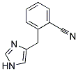 2-(1H-IMIDAZOL-4-YLMETHYL)-BENZONITRILE Struktur