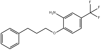 2-(3-PHENYLPROPOXY)-5-(TRIFLUOROMETHYL)ANILINE Struktur