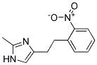 2-METHYL-4-[2-(2-NITRO-PHENYL)-ETHYL]-IMIDAZOLE Struktur