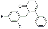 1-(2-CHLORO-4-FLUOROBENZYL)-6-PHENYLPYRIDIN-2(1H)-ONE Struktur