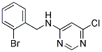 (2-Bromo-benzyl)-(6-chloro-pyrimidin-4-yl)-amine Struktur