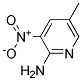 2-AMINO-3-NITRO-5-METHYLPYRIDINE Struktur