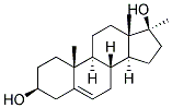 17A-METHYL-5-ANDROSTENE-3B,17B-DIOL Struktur