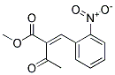 2-(2-NITROBENZYLIDENE)-3-OXOBUTANOIC ACID, METHYL ESTER Struktur