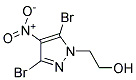 2-(3,5-DIBROMO-4-NITRO-1H-PYRAZOL-1-YL)ETHANOL Struktur