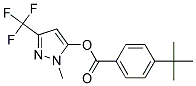 1-METHYL-3-(TRIFLUOROMETHYL)-1H-PYRAZOL-5-YL 4-(TERT-BUTYL)BENZOATE, TECH Struktur