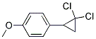 1-(2,2-DICHLOROCYCLOPROPYL)-4-METHOXYBENZENE, TECH Struktur