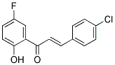 (2E)-3-(4-CHLOROPHENYL)-1-(5-FLUORO-2-HYDROXYPHENYL)PROP-2-EN-1-ONE Struktur