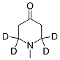 1-METHYL-4-PIPERIDONE-2,2,6,6-D4 Struktur