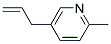 2-METHYL-5-ALLYL-PYRIDINE Struktur