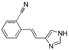 2-[2-(1H-IMIDAZOL-4-YL)-VINYL]-BENZONITRILE Struktur