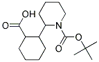 2-(1-(TERT-BUTOXYCARBONYL)PIPERIDIN-2-YL)CYCLOHEXANECARBOXYLIC ACID Struktur