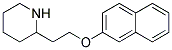 2-[2-(2-NAPHTHYLOXY)ETHYL]PIPERIDINE Struktur