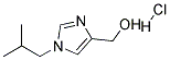 (1-ISOBUTYL-1H-IMIDAZOL-4-YL)-METHANOL HCL Struktur