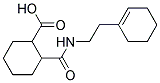 2-(2-CYCLOHEX-1-ENYL-ETHYLCARBAMOYL)-CYCLOHEXANECARBOXYLIC ACID Struktur