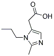 (2-METHYL-3-PROPYL-3H-IMIDAZOL-4-YL)-ACETIC ACID Struktur