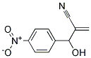 2-[HYDROXY-(4-NITRO-PHENYL)-METHYL]-ACRYLONITRILE Struktur