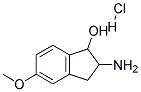 2-AMINO-5-METHOXY-INDAN-1-OL HYDROCHLORIDE Struktur