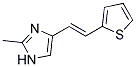 2-METHYL-4-(2-THIOPHEN-2-YL-VINYL)-1H-IMIDAZOLE Struktur