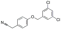 2-(4-[(3,5-DICHLOROBENZYL)OXY]PHENYL)ACETONITRILE Struktur