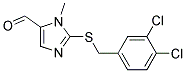 2-[(3,4-Dichlorobenzyl)thio]-1-methyl-1H-imidazole-5-carboxaldehyde Struktur