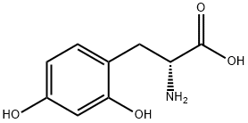 2,4-Dihydroxy-D-Phenylalanine Struktur