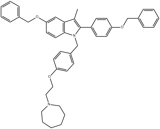 1-[4-(2-AZEPAN-1-YL-ETHOXY)-BENZYL]-5-BENZYLOXY-2-(4-BENZYLOXY-PHENYL)-3-METHYL-1H-INDOLE price.