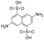 2,6-Diaminonaphthalene-4,8-Disulfonic Acid Struktur