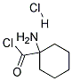 1-aminocyclohexane carboxylic acid chloride hydrochloride Struktur