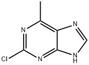 2-chloro-6-methyl-9H-purine Struktur