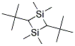 2,4-DI-TERT-BUTYL-1,1,3,3-TETRAMETHYL-1,3-DISILACYCLOBUTANE Structure