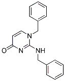 1-BENZYL-2-(N-BENZYLAMINO)-PYRIMIDIN-4-ONE Struktur