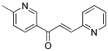 1-(6-METHYL-3-PYRIDYL)-3-(2-PYRIDYL)-2-PROPEN-1-ONE Struktur