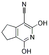 1,3-DIHYDROXY-6,7-DIHYDRO-5H-CYCLOPENTA(C)PYRIDINE-4-CARBONITRILE Struktur