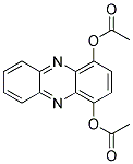 1,4-PHENAZINEDIYLDIACETATE Struktur