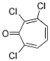 2,3,7-TRICHLORO-2,4,6-CYCLOHEPTATRIEN-1-ONE Structure