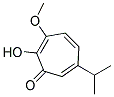 2-HYDROXY-6-ISOPROPYL-3-METHOXY-2,4,6-CYCLOHEPTATRIENONE Struktur