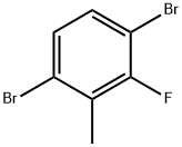 2,5-Dibromo-6-fluorotoluene Struktur