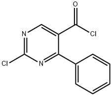 2-CHLORO-4-PHENYLPYRIMIDINE-5-CARBONYL CHLORIDE Struktur