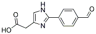 [2-(4-FORMYL-PHENYL)-1H-IMIDAZOL-4-YL]-ACETIC ACID Structure