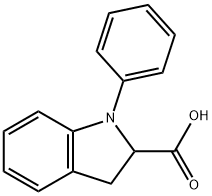 1-PHENYLINDOLINE-2-CARBOXYLIC ACID Struktur