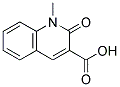 1-METHYL-2-OXO-1,2-DIHYDROQUINOLINE-3-CARBOXYLIC ACID Struktur