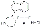 1-(PIPERIDIN-3-YL)-7-(TRIFLUOROMETHYL)-1H-BENZO[D]IMIDAZOLE HYDROCHLORIDE Struktur