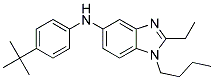 (1-BUTYL-2-ETHYL-1H-BENZOIMIDAZOL-5-YL)-(4-TERT-BUTYL-PHENYL)-AMINE Struktur