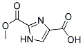 1H-IMIDAZOLE-2,4-DICARBOXYLIC ACID 2-METHYL ESTER Struktur