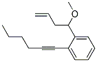 1-HEX-1-YNYL-2-(1-METHOXY-BUT-3-ENYL)-BENZENE Struktur