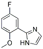 2-(5-FLUORO-2-METHOXY-PHENYL)-1H-IMIDAZOLE Struktur