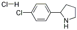 2-(4-CHLOROPHENYL)PYRROLIDINE HYDROCHLORIDE Struktur