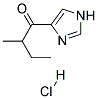 1-(1H-IMIDAZOL-4-YL)-2-METHYL-BUTAN-1-ONE HCL Struktur