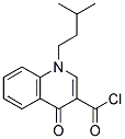 1-(3-METHYL-BUTYL)-4-OXO-1,4-DIHYDRO-QUINOLINE-3-CARBONYL CHLORIDE Struktur